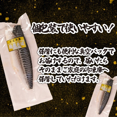 適塩さば・純米酒仕込(真空)　12枚入