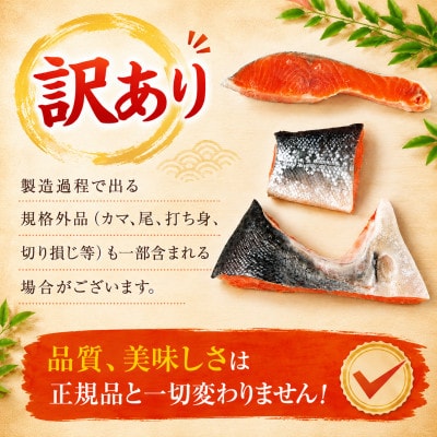 【訳あり】極厚　塩銀鮭　1kg