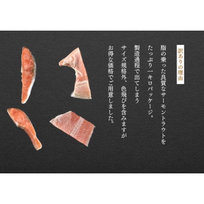 【訳あり】極厚　塩銀鮭　1kg