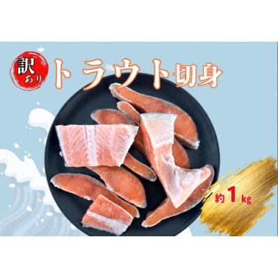 【訳あり】極厚　塩トラウトサーモン　1kg