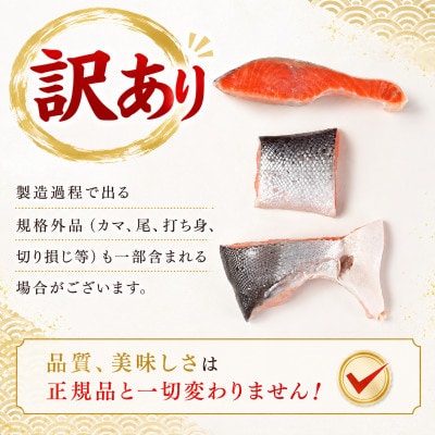 【訳あり】極厚　塩トラウトサーモン　1kg