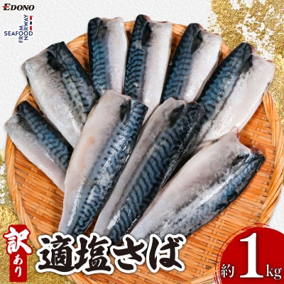 【適塩】訳あり　ノルウェーさば　1kg