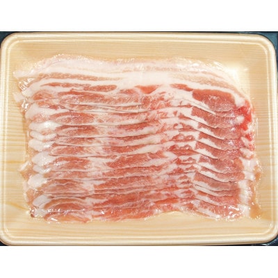 【焼肉の街】信州飯田ブランド豚　全日本優秀賞「幻豚(げんとん)」しゃぶしゃぶ用バラ肉　500g