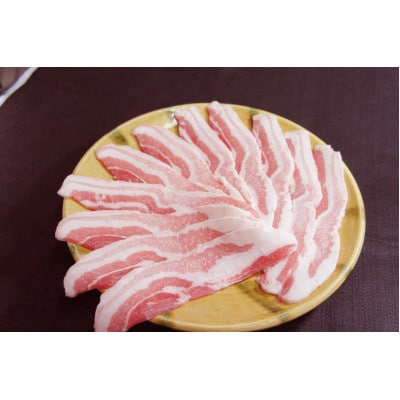 信州飯田のブランド豚「幻豚」焼しゃぶにもおすすめ! しゃぶしゃぶ用バラ&モモ(合計2kg)セット