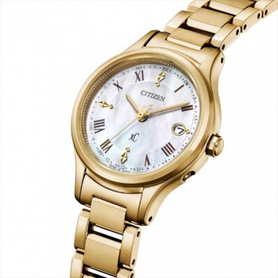 シチズンの腕時計　クロスシー　ES9492-57D　ソーラー電波時計　