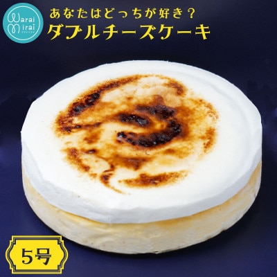 どっちが好き?ダブルチーズケーキ5号