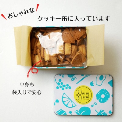 塩クッキー&チーズクッキー おつまみクッキー缶