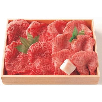 土屋畜産　信州プレミアム牛 特選すき焼き2種(ロース・赤身各400g)