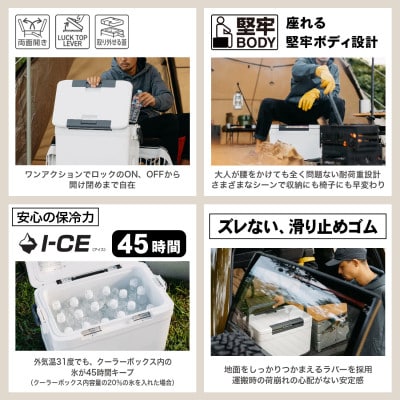 シマノ フィクセル ベイシス 22L (ベージュ) クーラーボックス