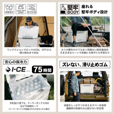 シマノ フィクセル リミテッド 30L (ホワイト) クーラーボックス