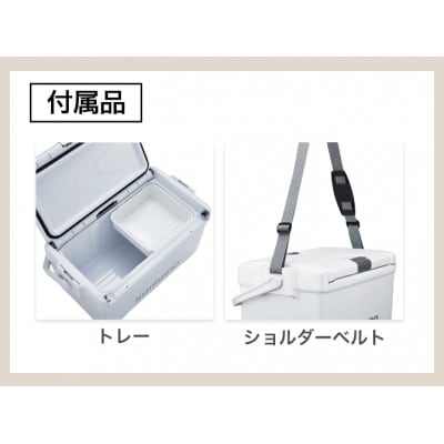 シマノ ユニフリーズ TD 30L キャスター(パールホワイト) クーラーボックス
