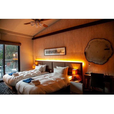 【ホテル風の山】平日限定ペア宿泊券プライベートサウナ付　計1枚