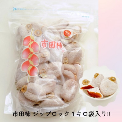 南信州産GI登録商品 市田柿 約1kg袋詰め 〈2024年12月中旬から発送予定〉