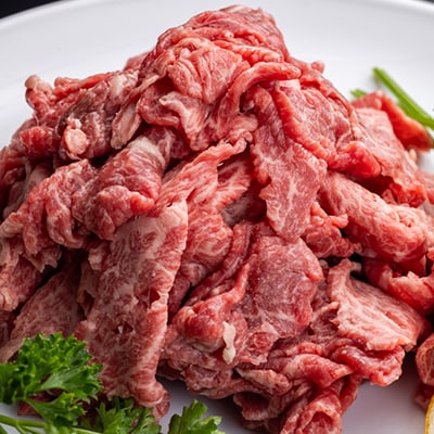 【たかどや牧場産黒毛和牛】信州牛切り落とし 500g(250g×2パック)
