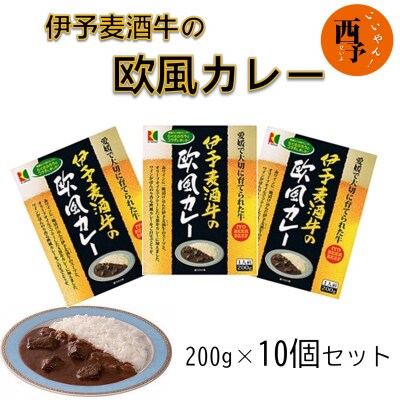 ご当地カレー「伊予麦酒牛の欧風カレー」