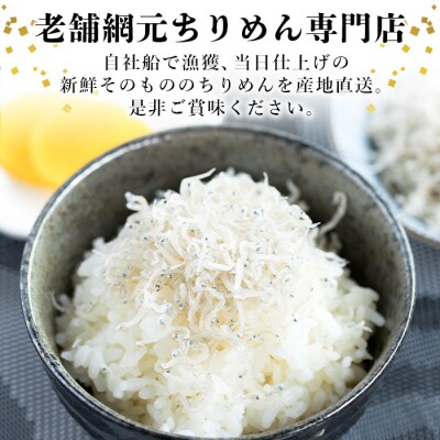 <老舗網元　濵田のちりめん12箱セット>　チリメン　大容量　AMS0014　減塩　