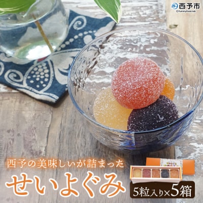 <グミ(ぐみ)果汁たっぷり!西予の美味しいが詰まったせいよぐみ>　おやつ　濃厚　大粒　食べ比べ