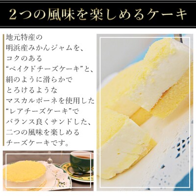 <ルナ・セトーザ(ドゥーブルフロマージュ)チーズケーキ>　洋菓子　スイーツ　ベイクド　レア