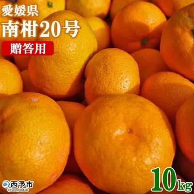 愛媛県西予市産 温州みかん 贈答用10kg(南柑20号)