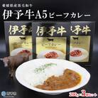 <ご当地カレー「伊予牛A5ビーフカレー」>　レトルト　本格　加工品　大容量　西予　和牛