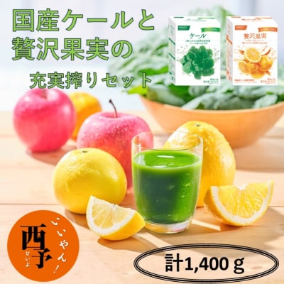 国産ケールと贅沢果実の充実搾りセット