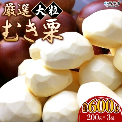 厳選　大粒むき栗　200g×3袋