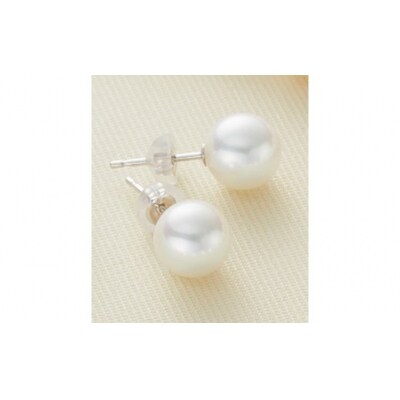 <明浜産真珠ジオの恵みセット(ペンダント・ピアス)>　ジュエリー　パール　アクセサリー　アコヤ