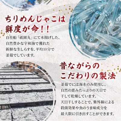 <【無添加・天日干し】　わけあり　お徳用ちりめん　40g×6袋>　しらす　じゃこ　魚　西予市　明浜