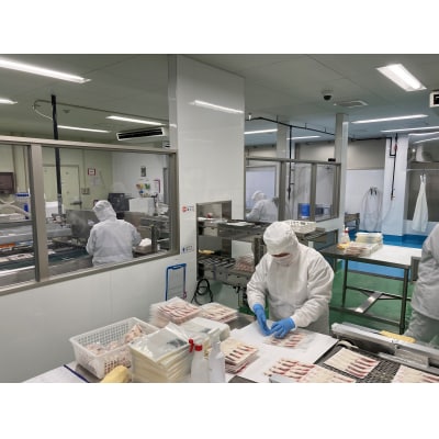 <訳あり 超冷薫 冷凍真鯛皮なしスライス(8g×10枚)4パック>　寿司　刺身　水産　タイ　海鮮　