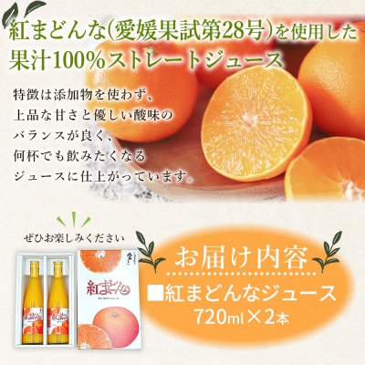 <紅まどんなジュース 720ml×2本>