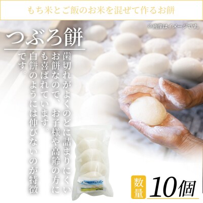 <樋口餅店の杵つき白餅と杵つきつぶろ餅 20個> もち 餅 モチ 丸もち