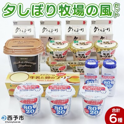 夕しぼり牧場の風セット　愛媛　四国乳業　おいしい