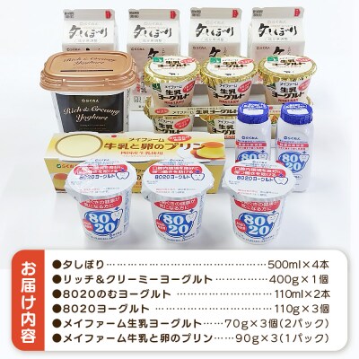 夕しぼり牧場の風セット　愛媛　四国乳業　おいしい