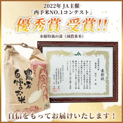 <令和7年産 西予市宇和町産 特別栽培米 コシヒカリ 約5kg> お米 コメ