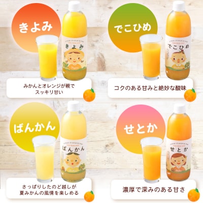 マルワフルーツ柑橘アソート ストレートジュース 500ml×6本 みかん　詰め合わせ セット