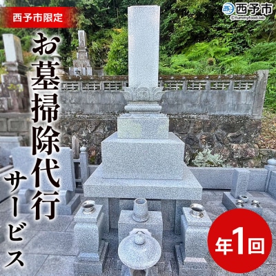 お墓掃除代行サービス　年1回コース