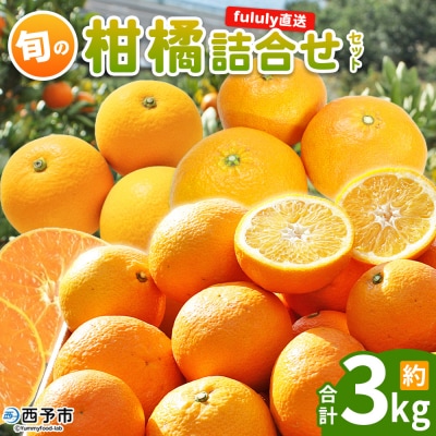 fululy直送 柑橘詰合せセット 約3kg 詰め合わせ 食べ比べ おまかせ 果物 フルーツ