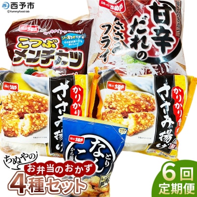 ちぬやのお弁当のおかず4種セット6ヶ月定期便 おつまみ城川ファクトリー