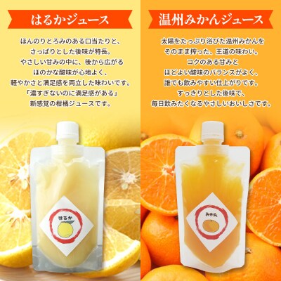 100%ストレートジュース パウチタイプおまかせ 160ml(各2種類×10セット) 計20個　愛媛
