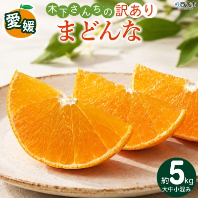 紅まどんなと同品種!<木下さんちのまどんな 訳あり 約5kg>愛媛 えひめ