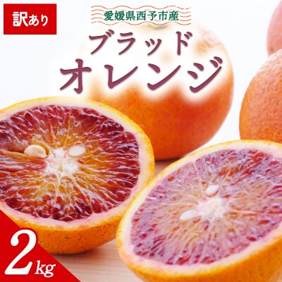 【先行受付】<訳あり 愛媛県産 ブラッドオレンジ 約2kg>ミヤモトオレンジガーデン えひめ