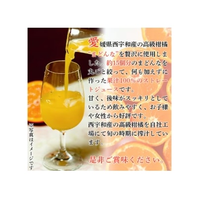 <愛媛県西宇和産 紅マドンナジュース 720ml×2本> みかん 柑橘 果物  愛媛 おいしい