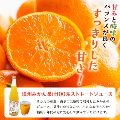 <柑橘100%ジュース> ストレートジュース 果汁100% 愛媛 かじわらFARM MKF0003