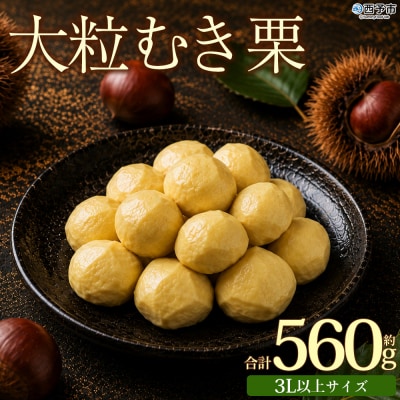 <大粒生栗 約280g×2袋>『9月中旬から順次出荷予定』三大産地 生栗 くり おおつぶ