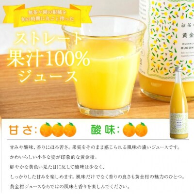 <無茶々園の黄金柑ジュース 720ml×6本>