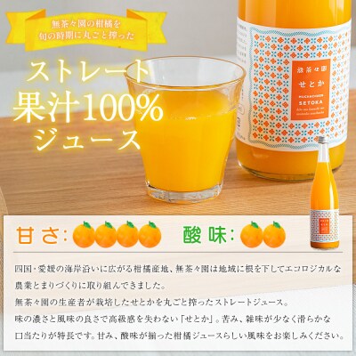 <無茶々園のせとかジュース 720ml×3本>