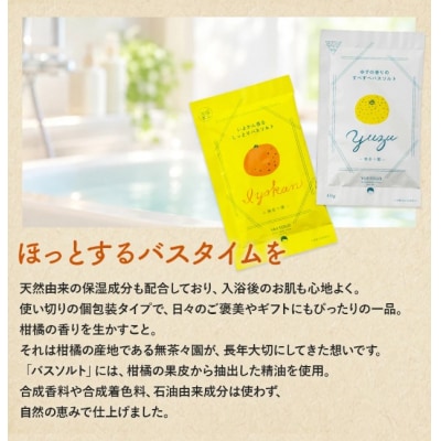 <柑橘生まれのバスソルトセット 2袋>『1か月以内に順次出荷予定』