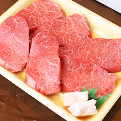 数量限定【希少!!黒毛和牛】おくしり和牛 ももステーキ 100g×6枚　奥尻島内一貫生産