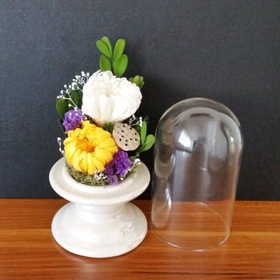プリザーブドフラワー　菊のミニ仏花