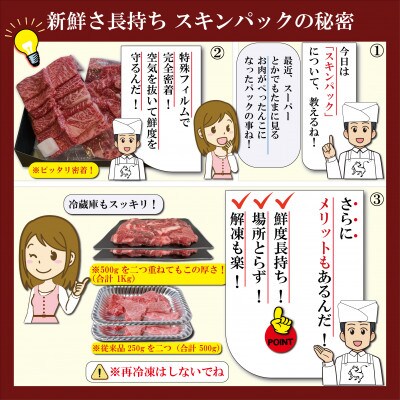【神戸牛(神戸ビーフ)】しゃぶしゃぶ・すき焼き 計1Kg MKSS5 【2026年4月より順次発送】